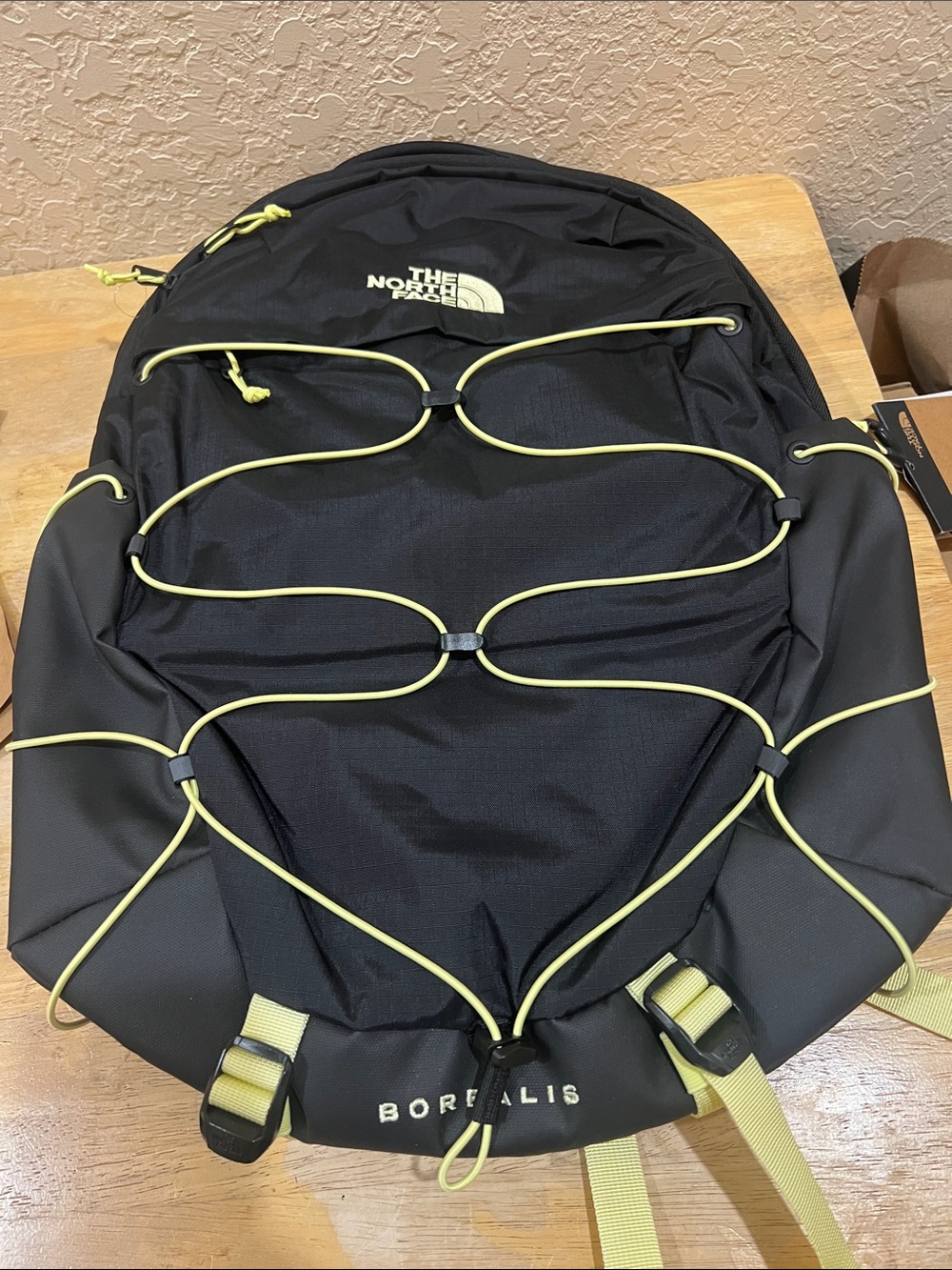 The North Face Boreals Backpack with Lime Accents - Borealis Style